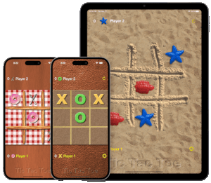 Tic tac toe on mobile devices