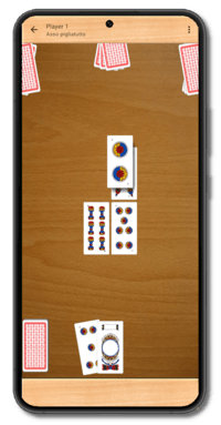 Jogo de cartas Asso Pigliatutto no Android