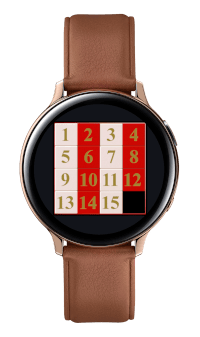 Le Taquin sur une montre connectée avec Android Wear OS