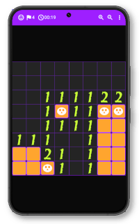 Minesweeper on Android: halloween theme