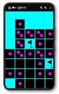 Minesweeper on Android: Kontrastreicher Modus