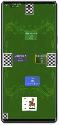 Sette e mezzo: gioco di carte per Android